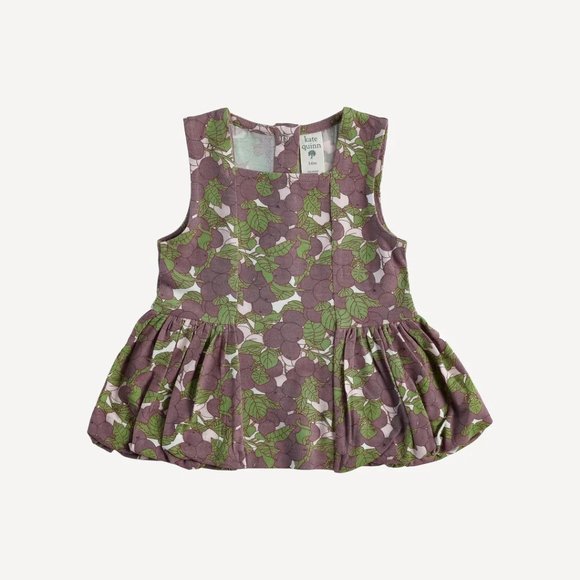 NWT Kate Quinn Plum Purple Bubble Ballerina Top 12-18m - Picture 1 of 3